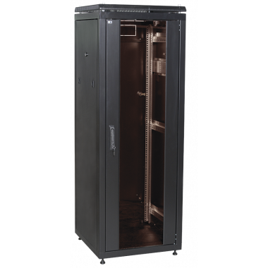 ITK LN05-47U61-MM Шкаф сетевой напольный 19" LINEA N 47U 600х1000мм металлические двери черный