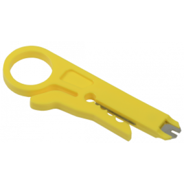ITK TS1-G60 Инструмент для зачистки, обрезки и заделки 110 витой пары жёлтый