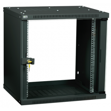 ITK LWE5-15U53-GF Шкаф настенный LINEA WE 15U 550x350мм дверь стекло черный