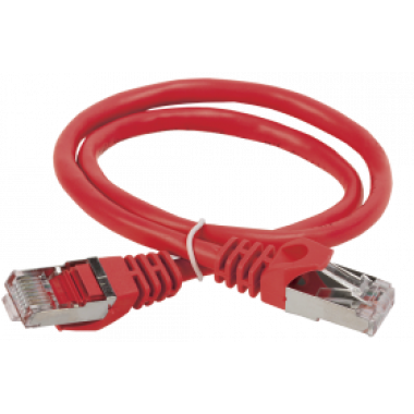 ITK PC04-C5EF-5M Коммутационный шнур (патч-корд) кат.5Е FTP 5м красный